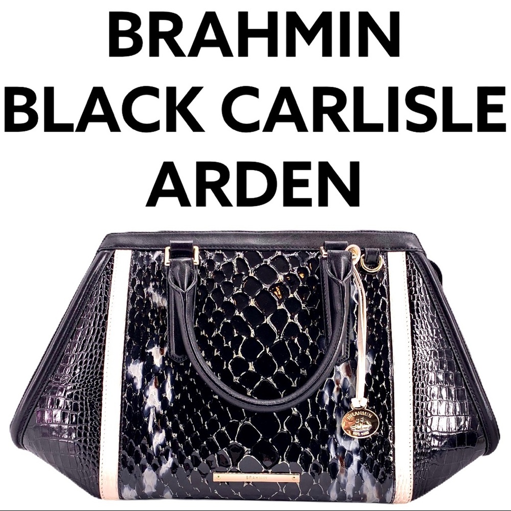 BRAHMIN BLACK CARLISLE ARDEN